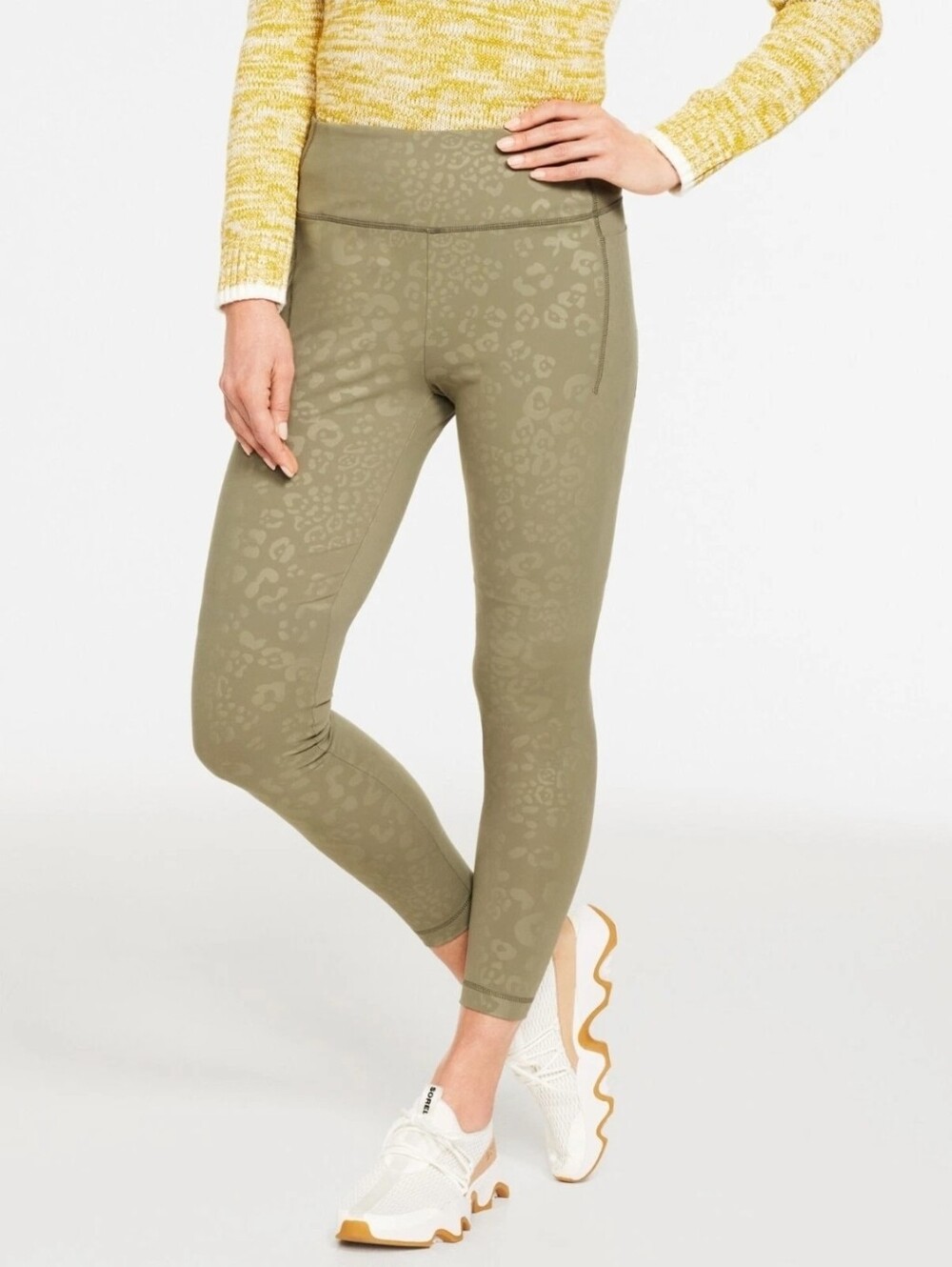 NWT - Talbots Leggings - Out & About  Spot On Leopard - Large
